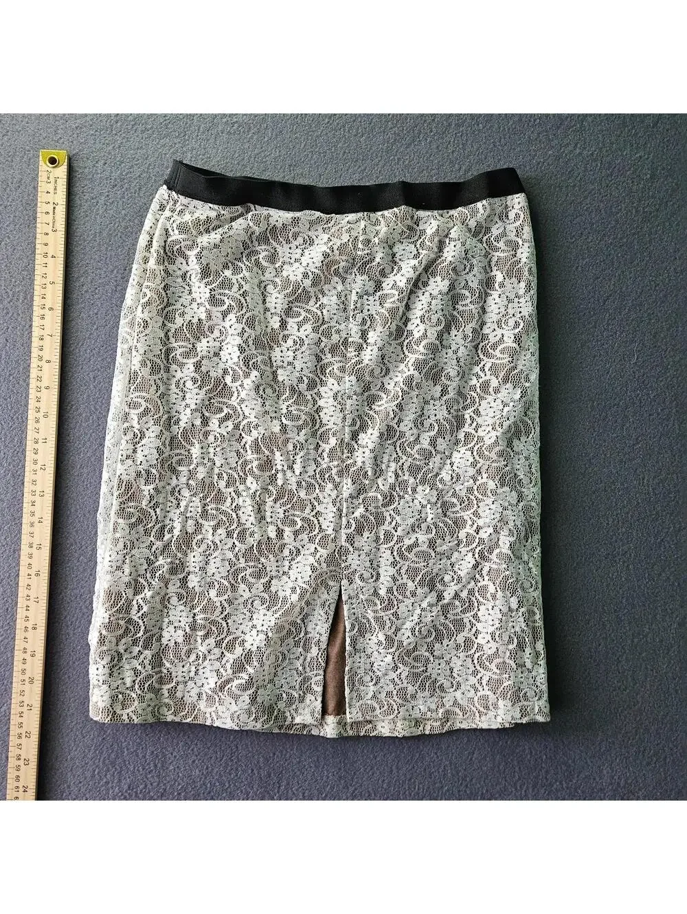 Vintage Comme Toi Skirt Sz M Y2K Lace Romantic Feminine Preppy Fairycore Whimsy
